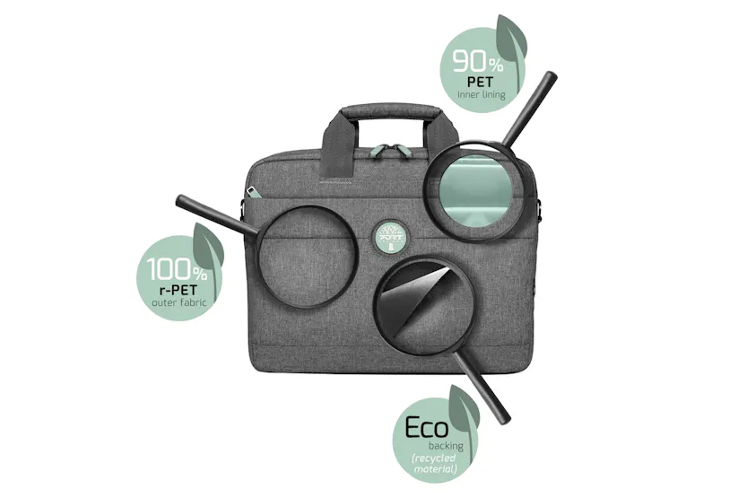 Port Yosemite 15.6" Eco-Trendy Laptop Bag | Grey Port Yosemite 15.6" Eco-Trendy Laptop Bag | Grey