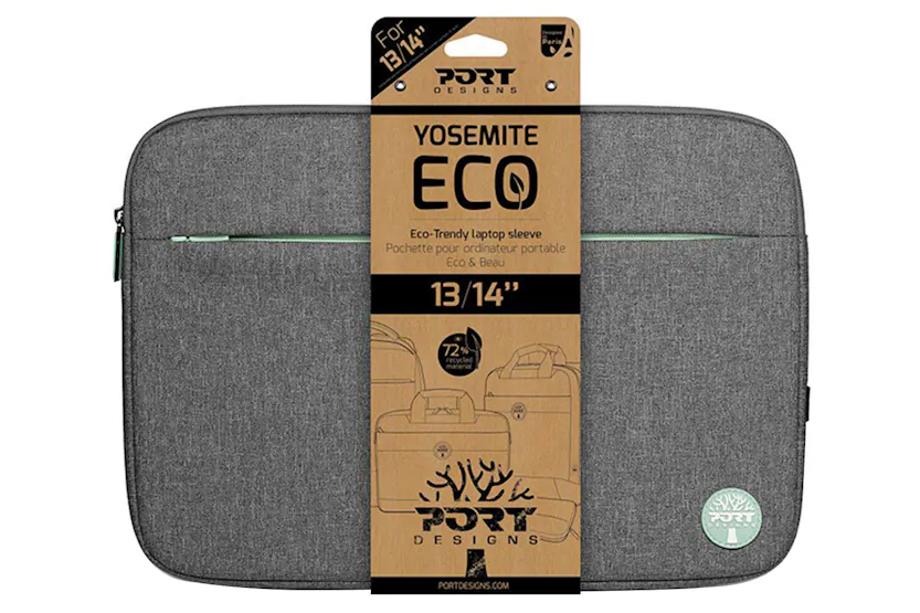 Port Yosemite 13.3/14" Eco-Trendy Laptop Sleeve | Grey Port Yosemite 13.3/14" Eco-Trendy Laptop Sleeve | Grey