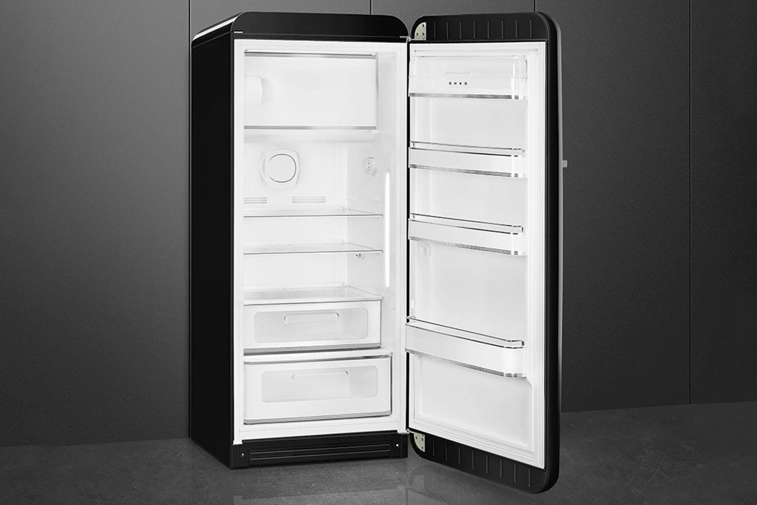 Smeg 50's Style Freestanding Fridge Freezer | FAB28RBL5UK | Black