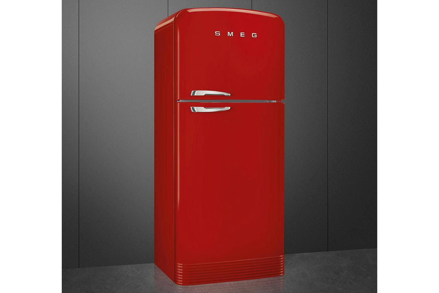 Smeg 50's Style Freestanding Fridge Freezer | FAB50RRD5 | Red