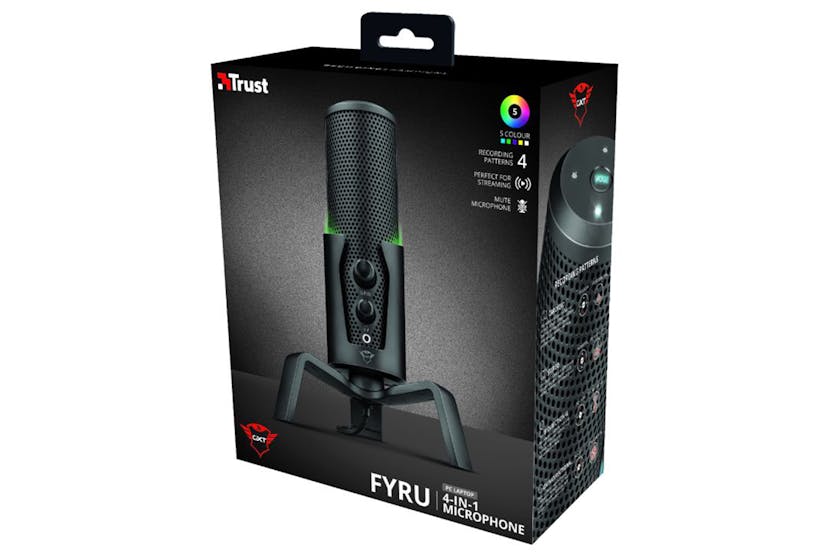 Trust GXT 258 Fyru USB 4-in-1 Streaming Microphone | 23465 Trust GXT 258 Fyru USB 4-in-1 Streaming Microphone | 23465