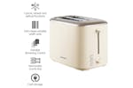 Morphy Richards Equip 2 Slice Toaster | 222065 | Cream Morphy Richards Equip 2 Slice Toaster | 222065 | Cream