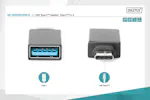 Digitus USB Type-C to Type-A Adaptor Digitus USB Type-C to Type-A Adaptor