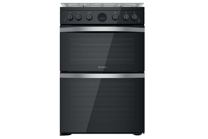 Indesit 60cm Double Oven Gas Cooker | ID67G0MCBUK Indesit 60cm Double Oven Gas Cooker | ID67G0MCBUK