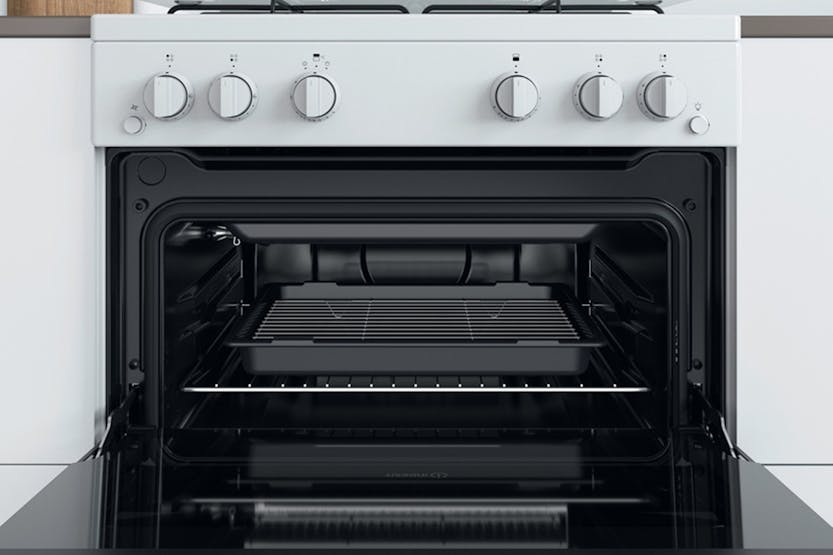 Indesit 60cm Double Oven Gas Cooker | ID67G0MCWUK Indesit 60cm Double Oven Gas Cooker | ID67G0MCWUK