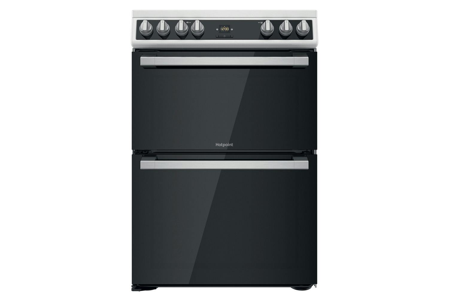 Hotpoint 60cm Double Oven Electric Cooker | HDT67V9H2CWUK