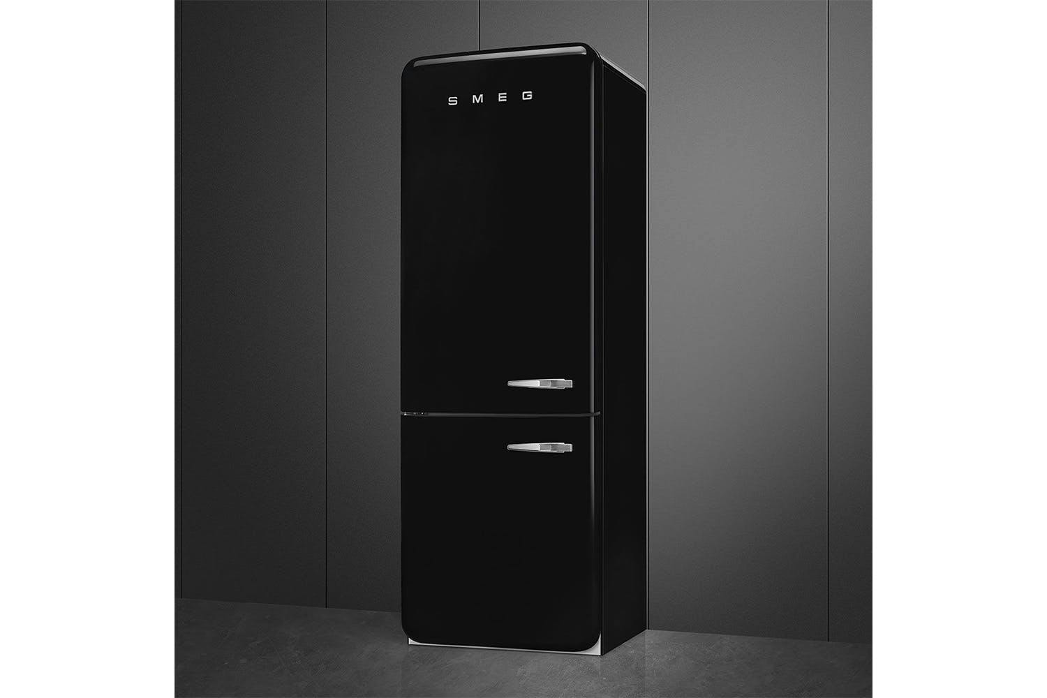Smeg 50's Style Freestanding Fridge Freezer | FAB38LBL5 | Black