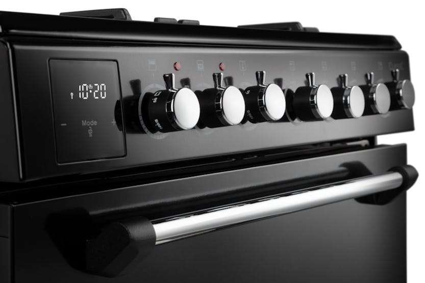 Rangemaster Classic 60cm Dual Fuel Cooker | CLA60DFFBL/C | Black Rangemaster Classic 60cm Dual Fuel Cooker | CLA60DFFBL/C | Black