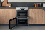 Hotpoint 60cm Gas Cooker | HDM67G0C2CXU | Inox Hotpoint 60cm Gas Cooker | HDM67G0C2CXU | Inox