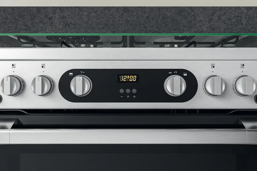 Hotpoint 60cm Gas Cooker | HDM67G0C2CXU | Inox Hotpoint 60cm Gas Cooker | HDM67G0C2CXU | Inox