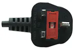 Manhattan UK Plug Power Cable | 1.8m Manhattan UK Plug Power Cable | 1.8m
