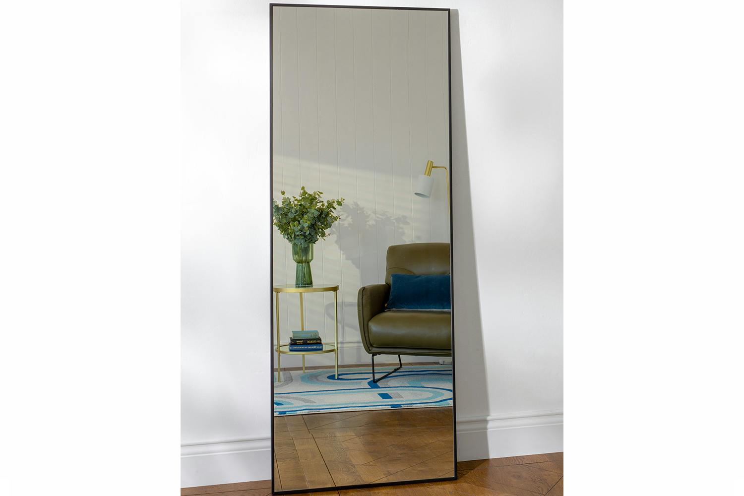 Slim Leaner Mirror | Black | 70 x 180 cm