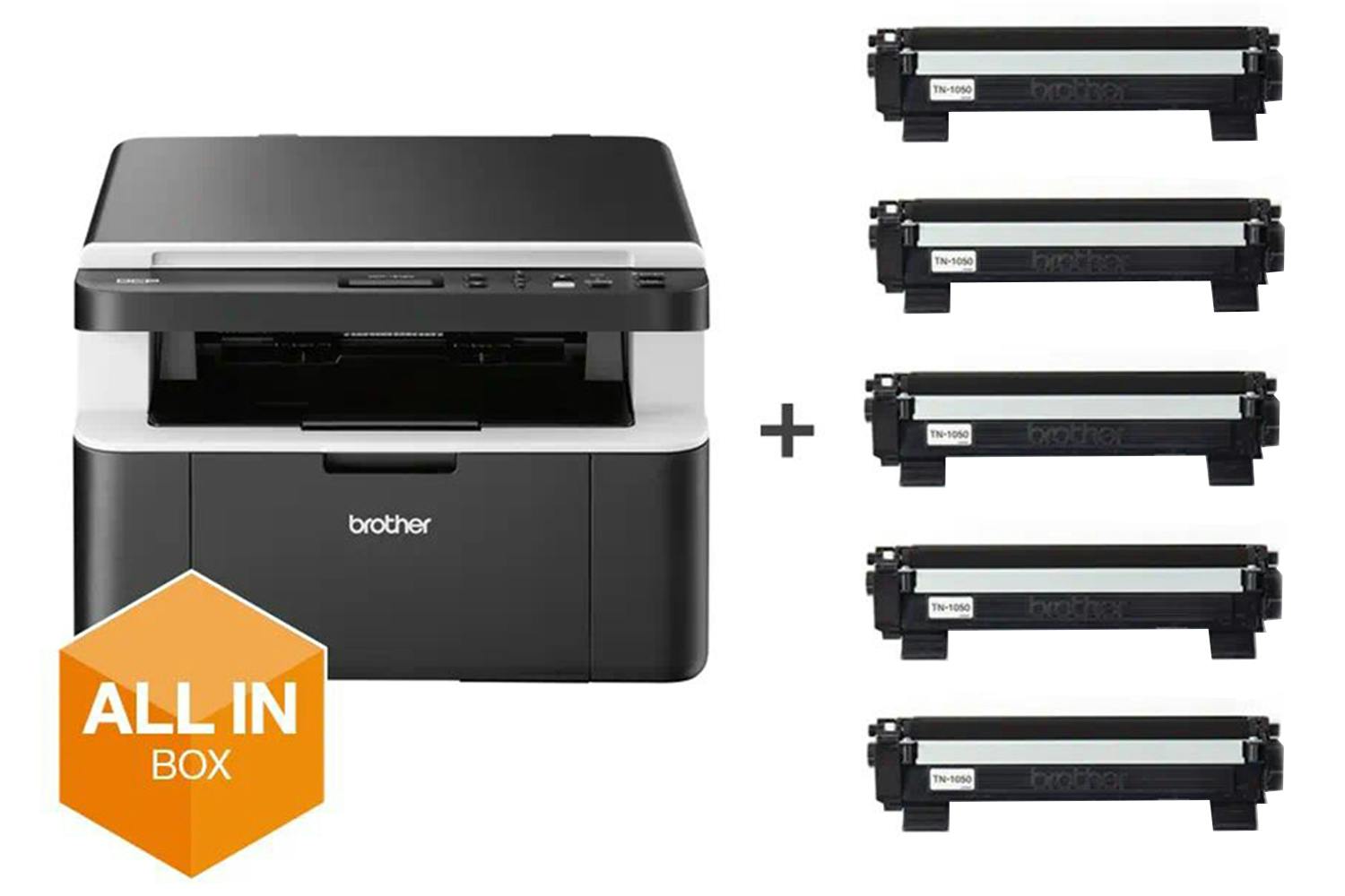 Brother DCP-1612W 3-in-1 Mono Laser Printer Bundle