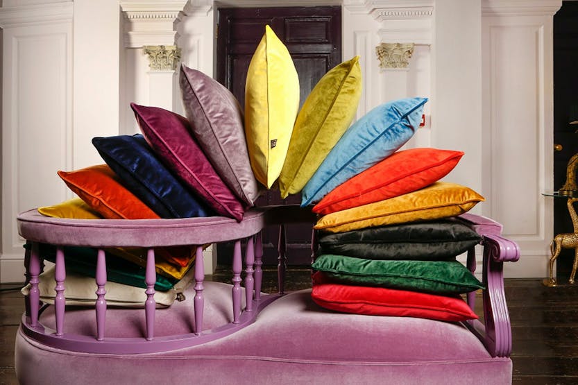 Bellini Velour Cushion | Navy | 45 x 45cm