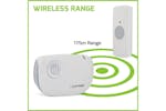 Lloytron MIP3 Ding Dong Battery Operated Door Chime Kit | White Lloytron MIP3 Ding Dong Battery Operated Door Chime Kit | White