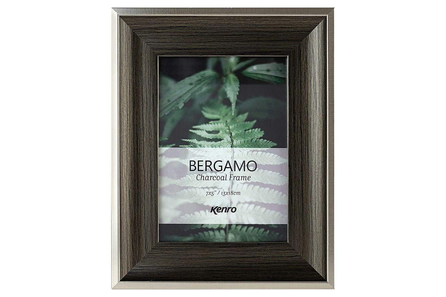 Kenro Bergamo Charcoal Series 8x6"/15x20cm Photo Frame