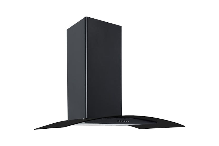 Cata 60cm Curved Glass Chimney Hood | CACG60BKPF Cata 60cm Curved Glass Chimney Hood | CACG60BKPF