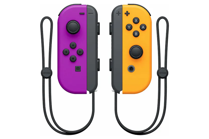 Nintendo Switch Joy-Con Controller Pair | Neon Purple/Orange Nintendo Switch Joy-Con Controller Pair | Neon Purple/Orange