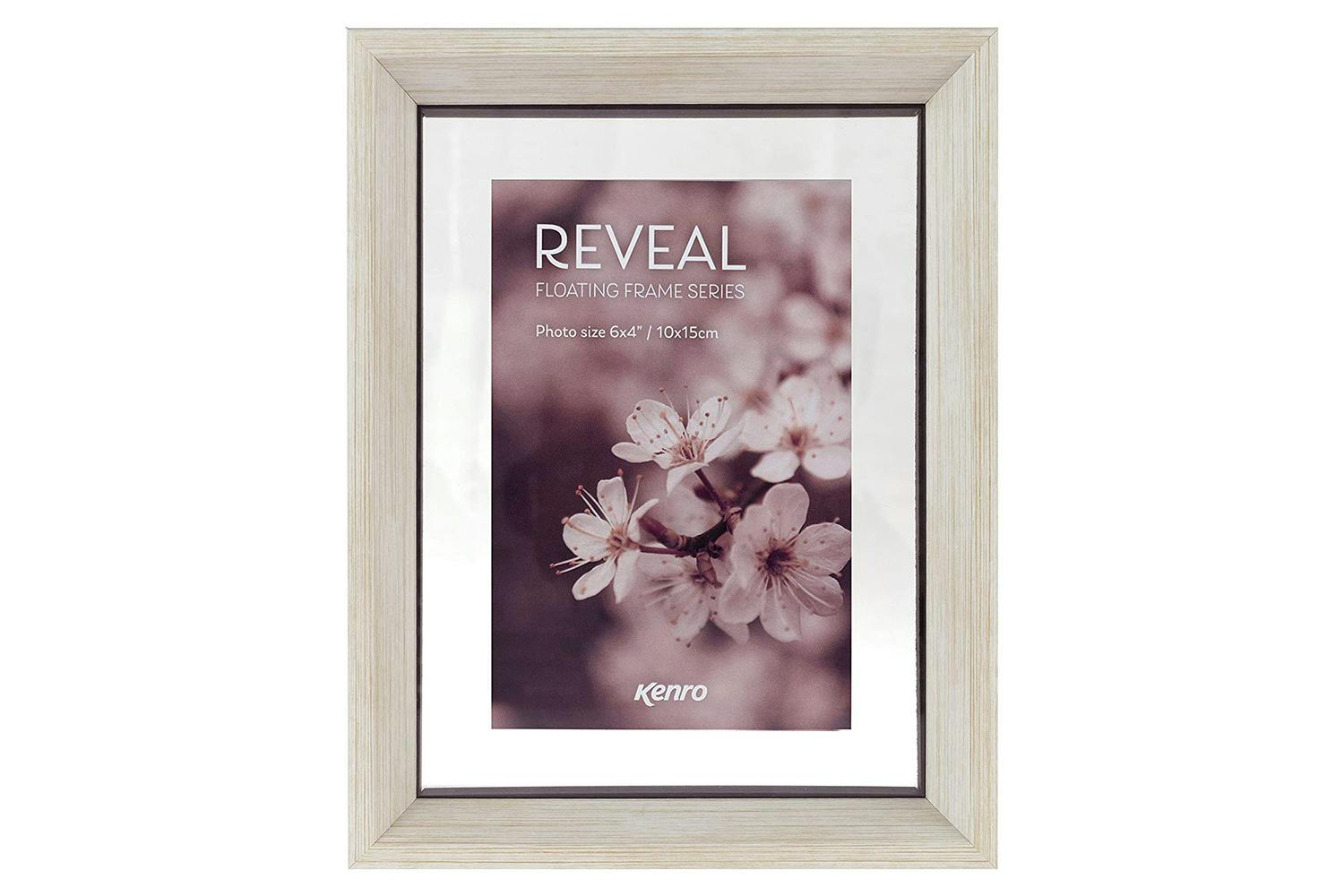 Kenro Reveal Series 6x4" Floating Photo Frame | Natural