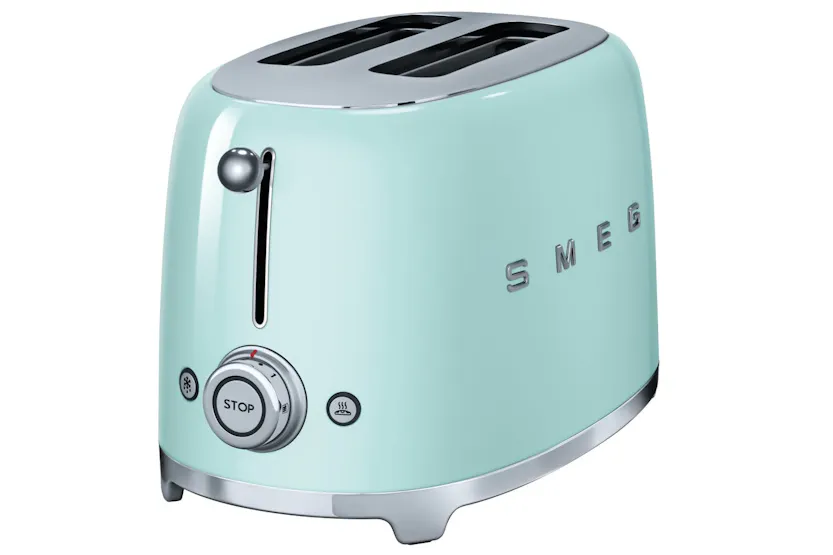 Smeg 50's Retro Style Aesthetic 2 Slice Toaster | TSF01PGUK | Pastel Green Smeg 50's Retro Style Aesthetic 2 Slice Toaster | TSF01PGUK | Pastel Green