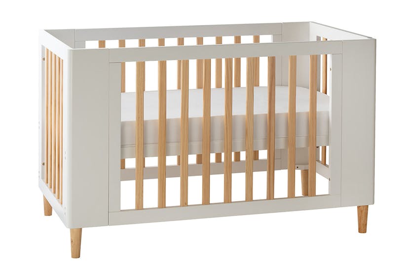 Cocoon Evoke 4 in 1 Crib, Cot Bed, Toddler Bed & Sofa | White/Natural Cocoon Evoke 4 in 1 Crib, Cot Bed, Toddler Bed & Sofa | White/Natural