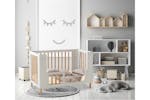 Cocoon Evoke 4 in 1 Crib, Cot Bed, Toddler Bed & Sofa | White/Natural Cocoon Evoke 4 in 1 Crib, Cot Bed, Toddler Bed & Sofa | White/Natural