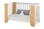 Cocoon Evoluer 4 in 1 Crib, Cot Bed, Toddler Bed & Sofa | White & Natural Cocoon Evoluer 4 in 1 Crib, Cot Bed, Toddler Bed & Sofa | White & Natural