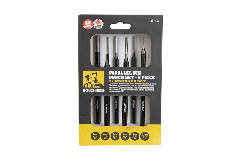 Roughneck Punch Parallel Pin Set | 6 piece Roughneck Punch Parallel Pin Set | 6 piece