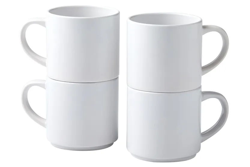 Cricut Stackable Ceramic Mug Blank | White | 4 Piece of Pack Cricut Stackable Ceramic Mug Blank | White | 4 Piece of Pack