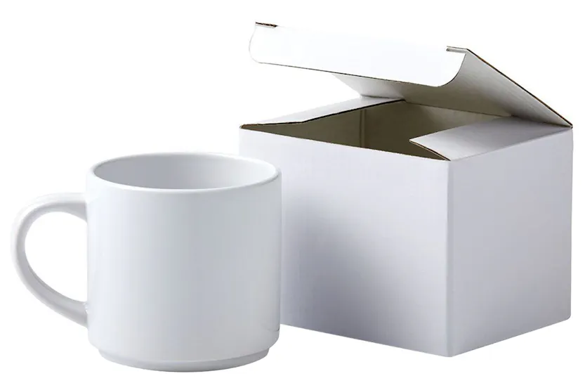 Cricut Stackable Ceramic Mug Blank | White | 4 Piece of Pack Cricut Stackable Ceramic Mug Blank | White | 4 Piece of Pack