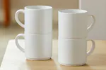 Cricut Stackable Ceramic Mug Blank | White | 4 Piece of Pack Cricut Stackable Ceramic Mug Blank | White | 4 Piece of Pack