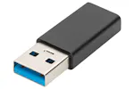 Digitus USB Type-A to Type-C Adaptor | Black Digitus USB Type-A to Type-C Adaptor | Black