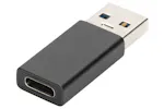 Digitus USB Type-A to Type-C Adaptor | Black Digitus USB Type-A to Type-C Adaptor | Black