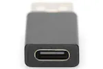 Digitus USB Type-A to Type-C Adaptor | Black Digitus USB Type-A to Type-C Adaptor | Black
