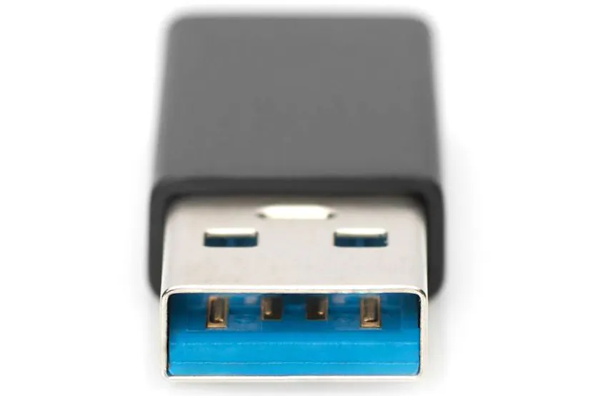 Digitus USB Type-A to Type-C Adaptor | Black Digitus USB Type-A to Type-C Adaptor | Black