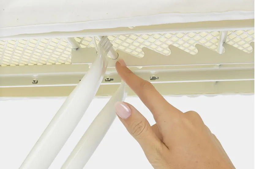 Brabantia Steam Ironing Board B | Denim Blue | 124 x 38 cm Brabantia Steam Ironing Board B | Denim Blue | 124 x 38 cm