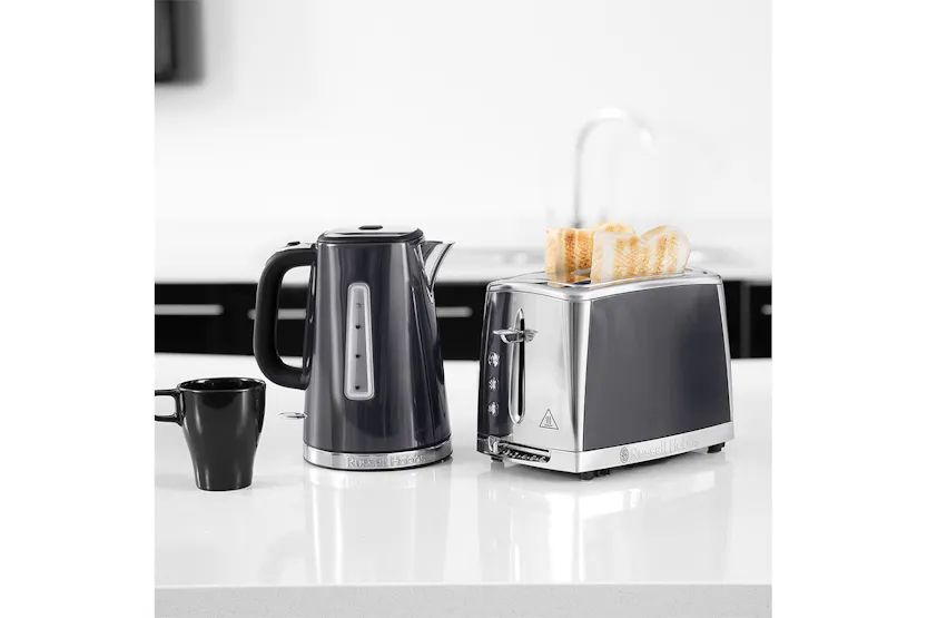 Russell Hobbs Luna 2 Slice Toaster | 23221 | Moonlight Grey Russell Hobbs Luna 2 Slice Toaster | 23221 | Moonlight Grey