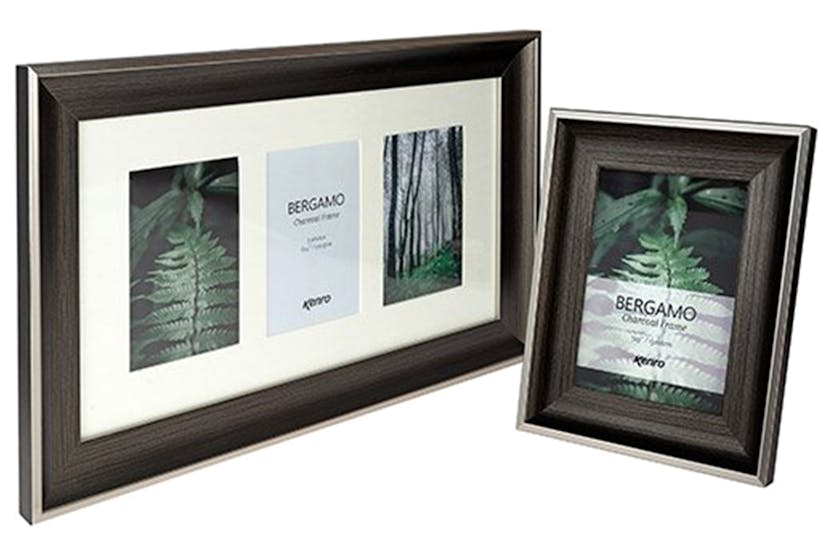 Kenro Bergamo Charcoal Series 7x5"/13x18cm Photo Frame Kenro Bergamo Charcoal Series 7x5"/13x18cm Photo Frame