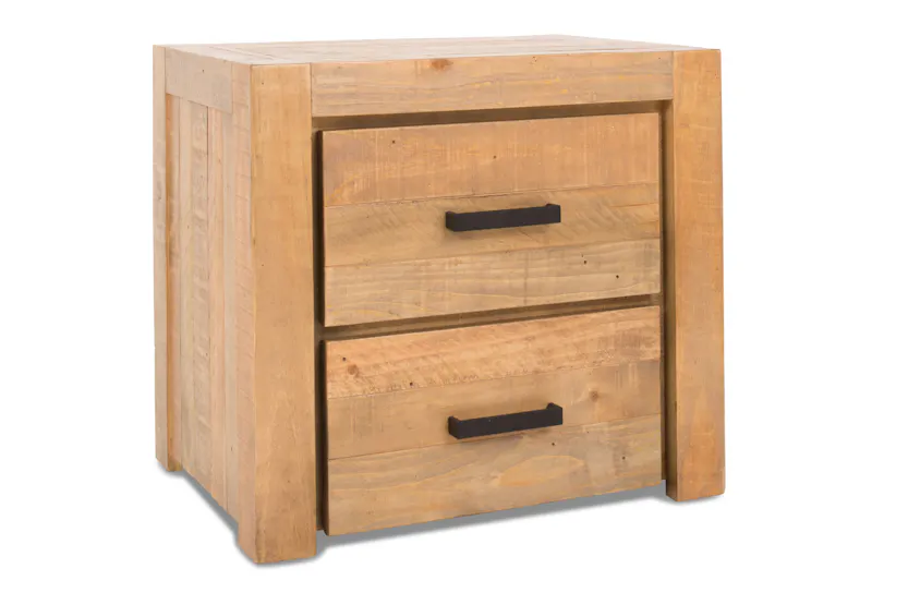 Coolmore Bedside Locker | 2 Drawer | Natural Coolmore Bedside Locker | 2 Drawer | Natural