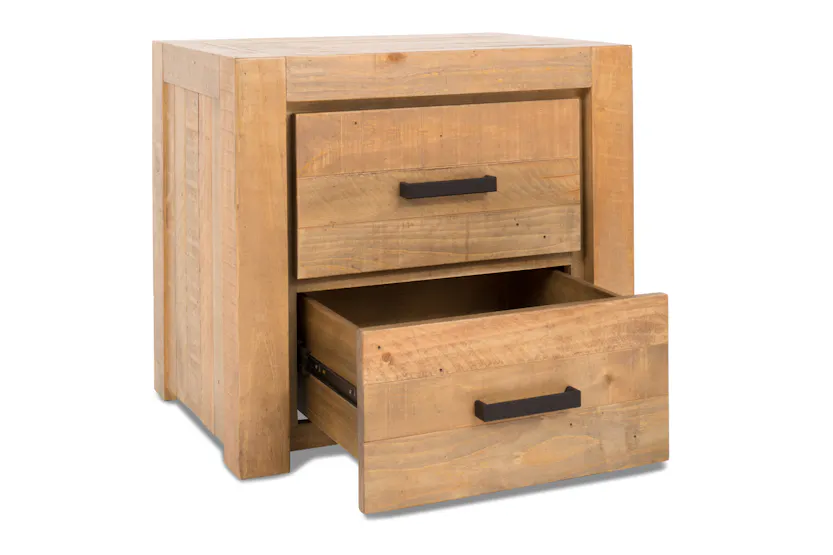 Coolmore Bedside Locker | 2 Drawer | Natural Coolmore Bedside Locker | 2 Drawer | Natural
