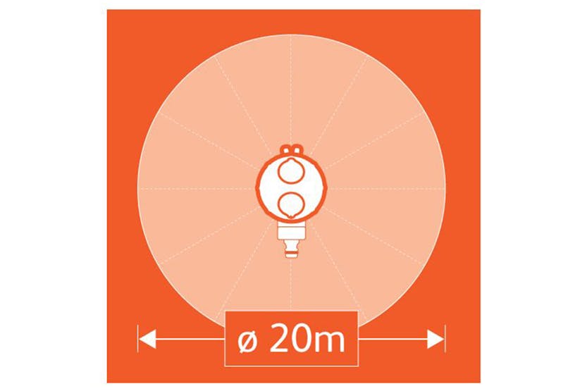 Hozelock Aquastorm 360 2-in-1 Spike Sprinkler Hozelock Aquastorm 360 2-in-1 Spike Sprinkler