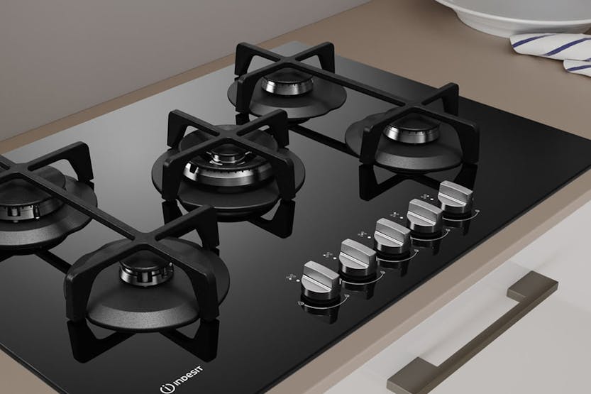 Indesit 73cm Gas Hob | ING72T/BK Indesit 73cm Gas Hob | ING72T/BK