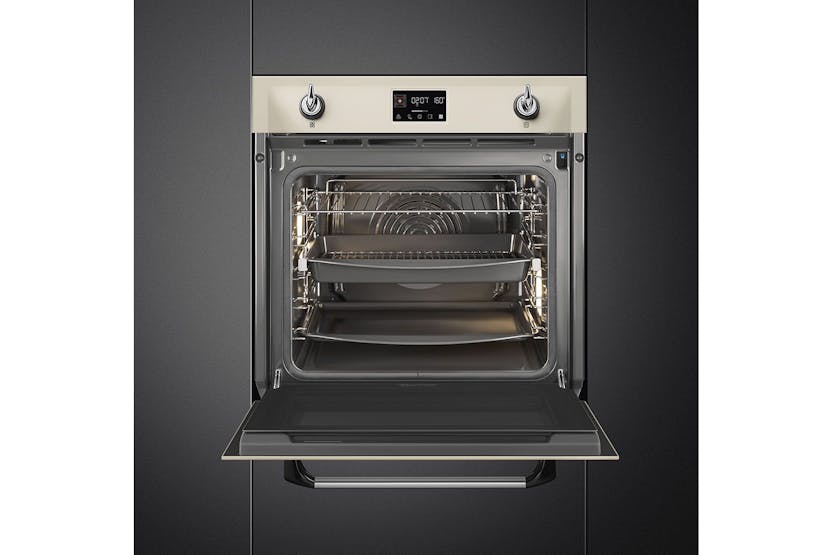 Smeg Victoria Built-in Single Steam Oven | SOP6902S2PP | Cream Smeg Victoria Built-in Single Steam Oven | SOP6902S2PP | Cream