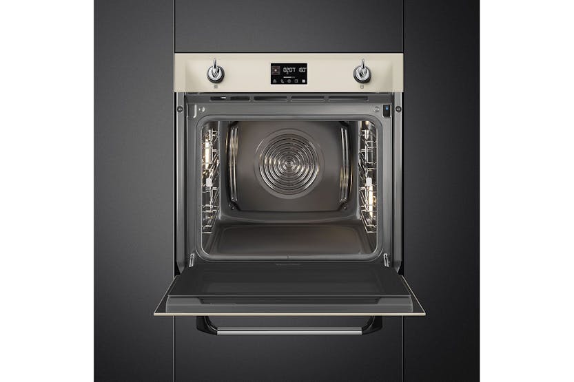 Smeg Victoria Built-in Single Steam Oven | SOP6902S2PP | Cream Smeg Victoria Built-in Single Steam Oven | SOP6902S2PP | Cream