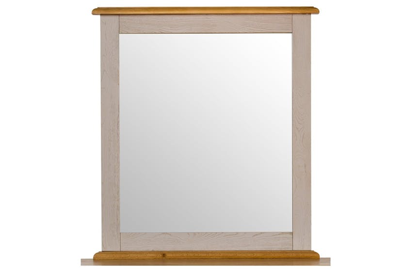 Lancaster Dresser Mirror | Aged Grey/Oak | 85 x 95 cm Lancaster Dresser Mirror | Aged Grey/Oak | 85 x 95 cm