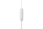 Sony WI-C100 In-Ear Wireless Headphones | White Sony WI-C100 In-Ear Wireless Headphones | White