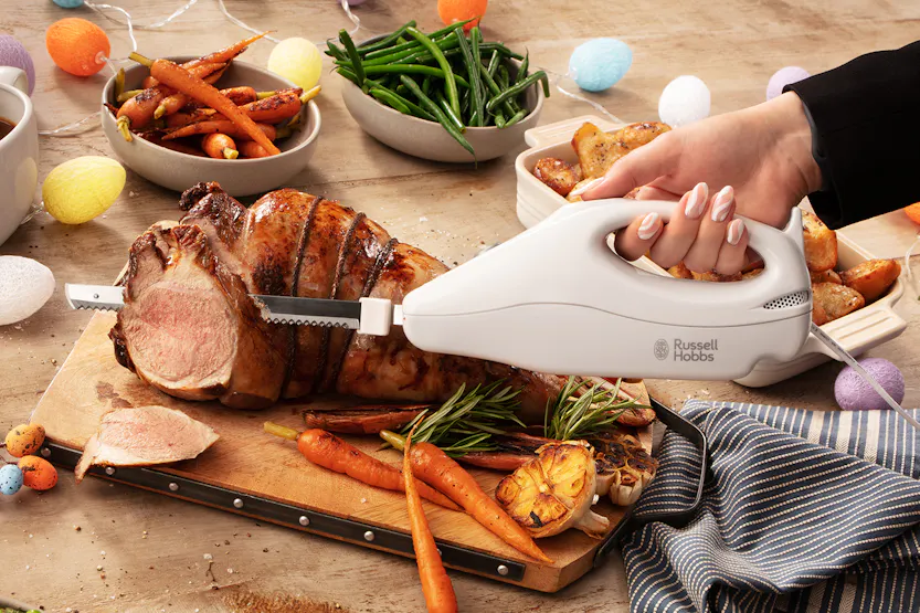 Russell Hobbs Electric Carving Knife | 13892 | White Russell Hobbs Electric Carving Knife | 13892 | White