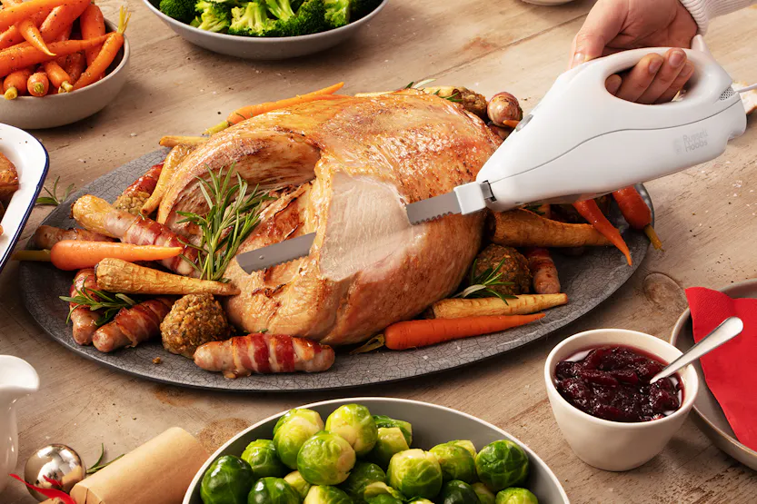 Russell Hobbs Electric Carving Knife | 13892 | White Russell Hobbs Electric Carving Knife | 13892 | White