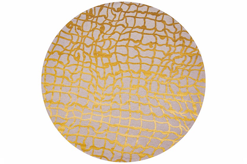 Louis De Poortere | Eco  Dedalo Yellow Scarab Round | 240cm