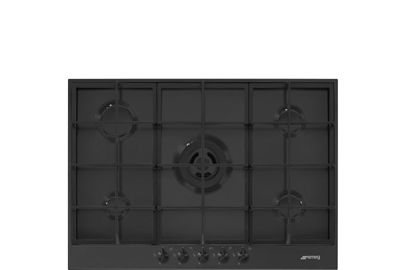 Smeg 75cm Classic Gas Hob | PX375MB | Matte Black Smeg 75cm Classic Gas Hob | PX375MB | Matte Black